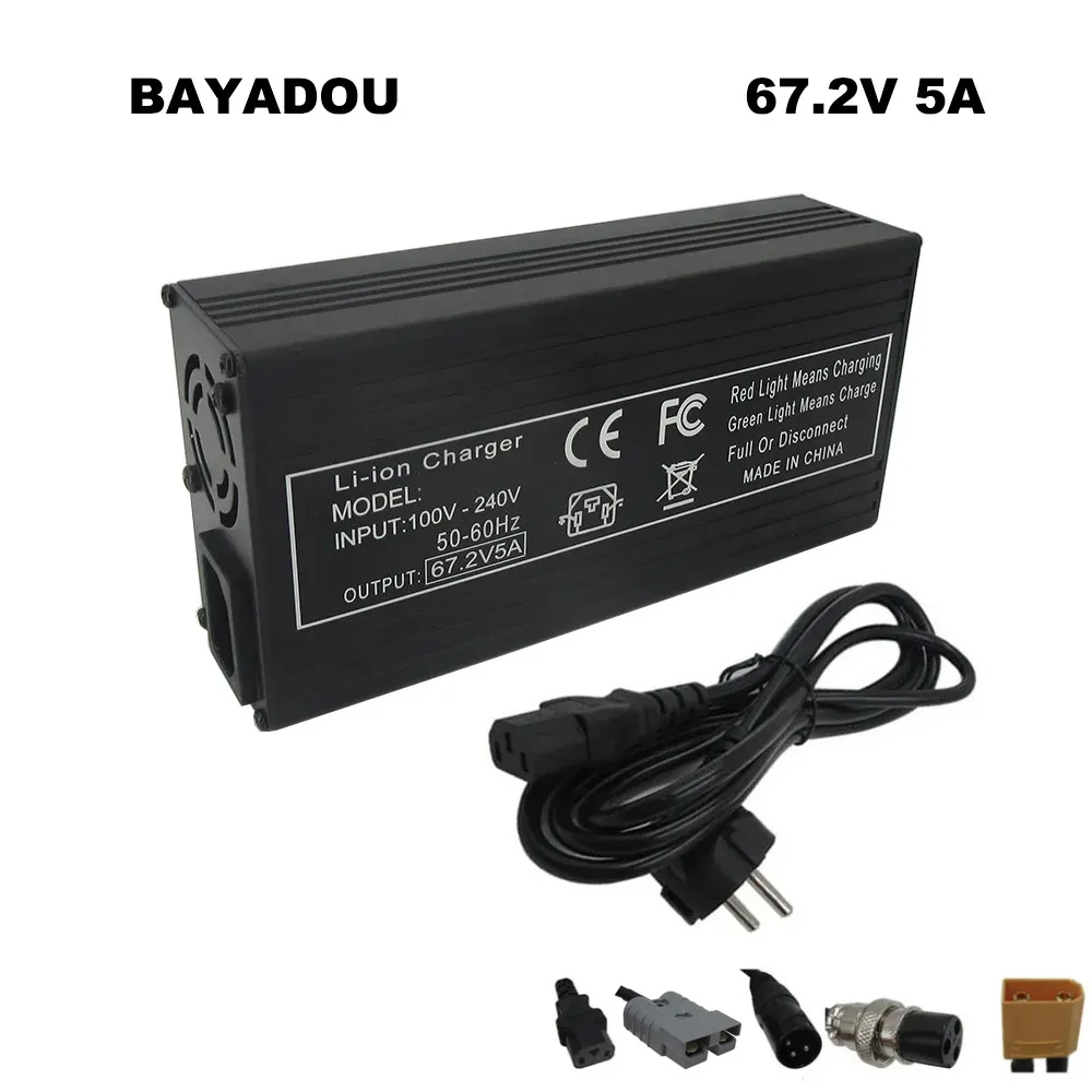 Carregador Rápido de Ebike para a Bicicleta Elétrica Lítio Li-íon Bicicleta Elétrica Trotinette Bateria da Motocicleta Carregadores Espertos 16s 60 v 60 v 10a 60 v 10a