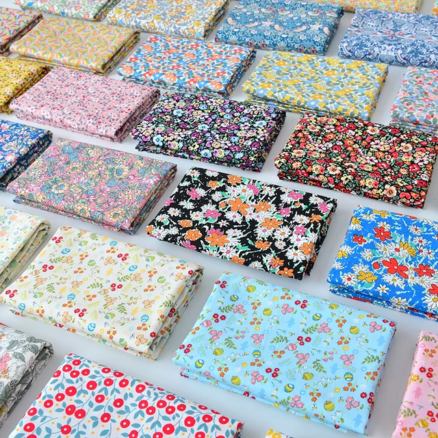 50\*50 Cotton Fabric Printed Cloth Sewing Quilting Fabrics For