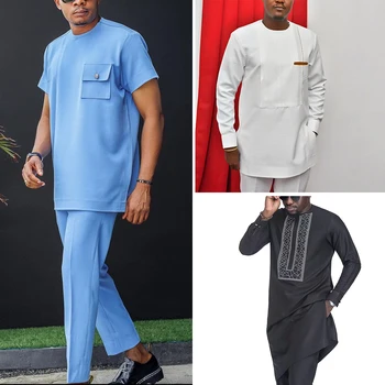 Tunji Long Sleeve Dashiki Outfit