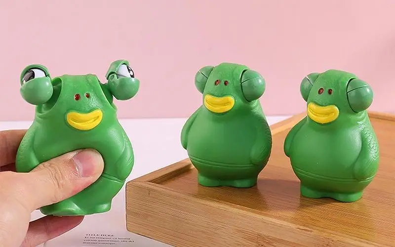 

Fish Squeeze Toys Popping Eyes Fish Squeeze Games Stress Relief Pinch Toys Animal Squishes Decompressions Vent Toys For Kids
