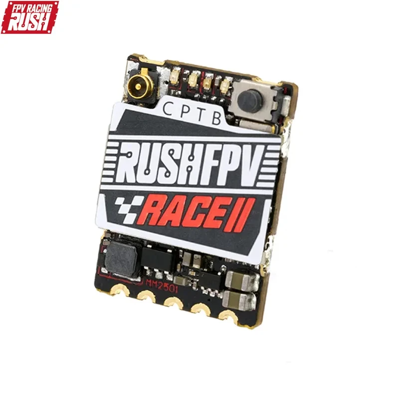 

RUSHFPV racing 2 RACE II 5,8G 48CH PitMode 25mW 100mW 200mW Max Регулируемый SmartAudio FPV VTX 20X15mm для FPV дронов