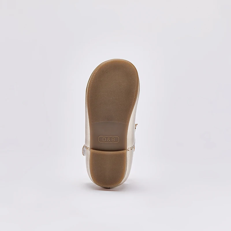 Dave Bella Fashion Children Casual Shoes Flat Shoes Kids Girls Wedding Princess Leather Girls Party DB1247875
