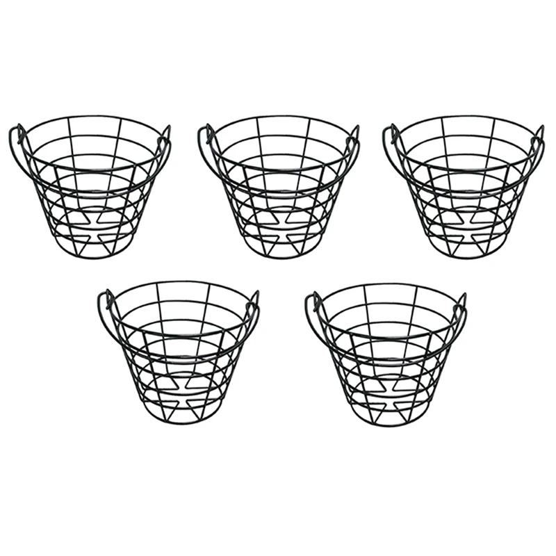 5x-practice-golf-balls-container-basket-with-handle-storage-box-hold-up-to-50-pcs-golf-balls