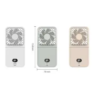 Description Picture 4 of itemMini Portable Handheld Fan with Phone Holder Power Bank Rechargeable 3 Speed Adjustable Personal Small Pocket for Summer Outdoor