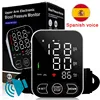 Spanish Voice Portable Tonometer Digital LCD Tensiometers Blood Pressure Monitor Heart Rate Meter Large Cuff Sphygmomanometer 1