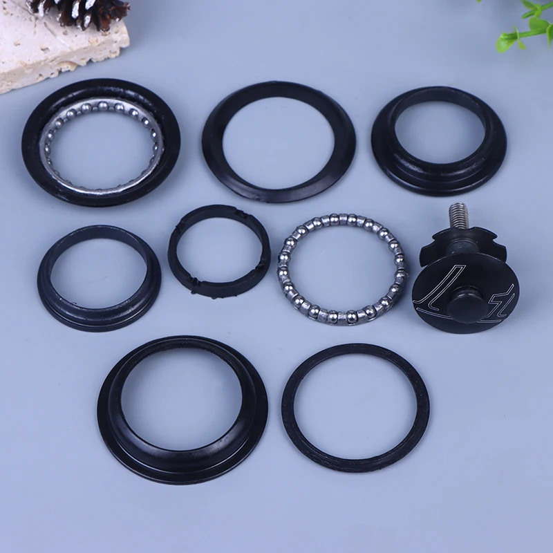 Schwarze Legierung Rennrad Gabel 44 mm 1 1/8 Zoll Gewindelose Headset Externe Fahrrad Kopfrohr Teile für Fahrradzubehör – Detail 1