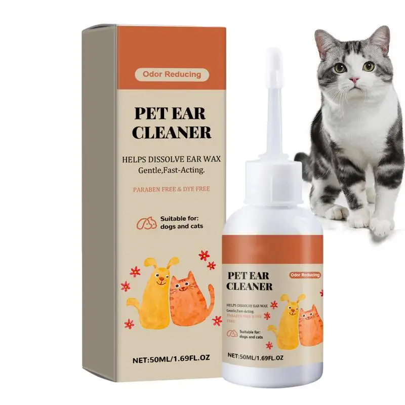 

Средство для чистки ушей для собак, безопасный и мягкий очиститель ушей и дезодоратор для ухода за ушами, эффективное средство для чистки ушей для собак и кошек