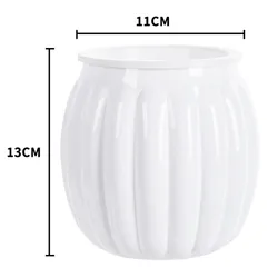 Self - Watering Modern Decorative Planter Pot for Tabletop and Home Decor (Clear)
