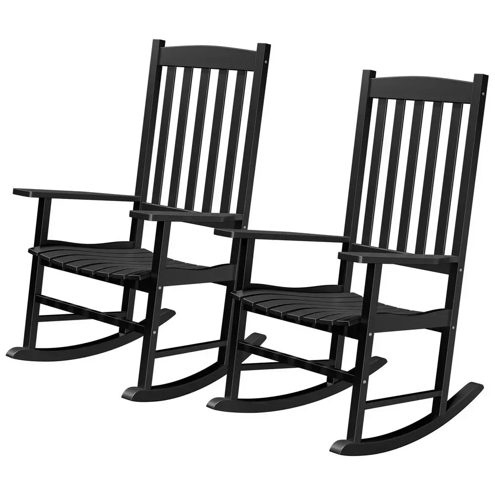Black Rocking Chair Set