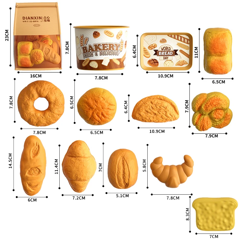 Deluxe Toy Food Set for Pretend Play - Realistic Simulation, Educational Role Play for Kids, Perfect Birthday Gift