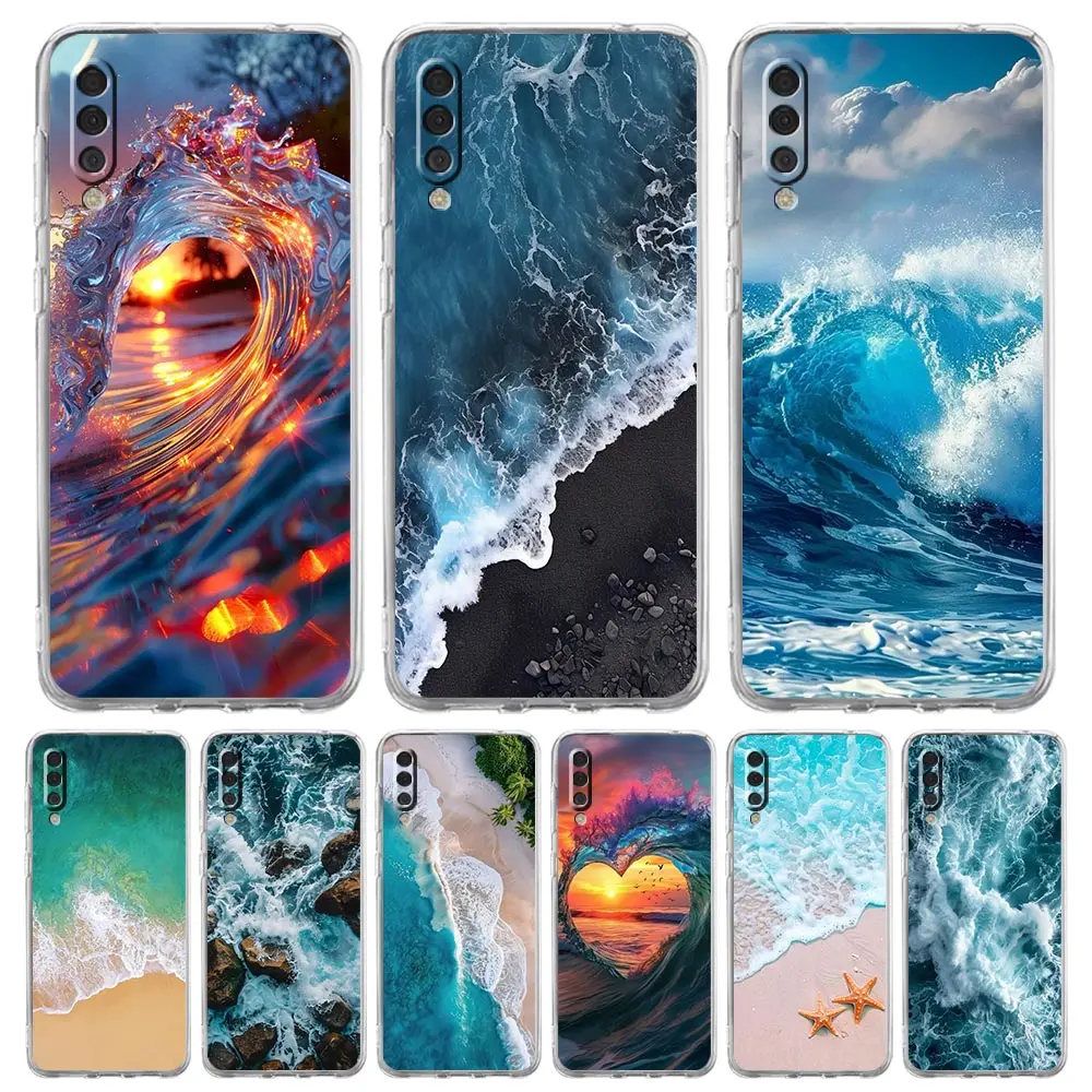 Blue Sea Ocean Waves Phone Case Cover