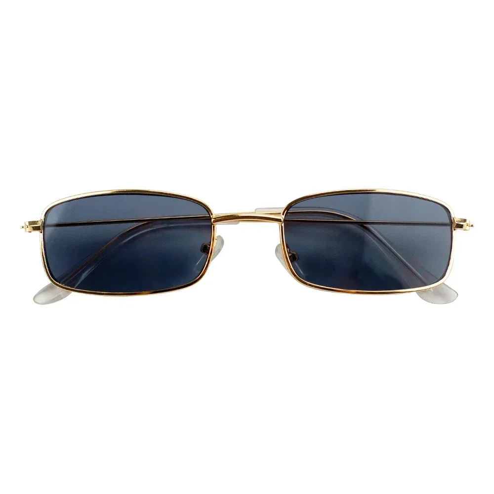 Candy Color Rectangle Sunglasses Retro Small Oval Women Glasses Brand Shades Metal Frame Korean Fashion Eyewear