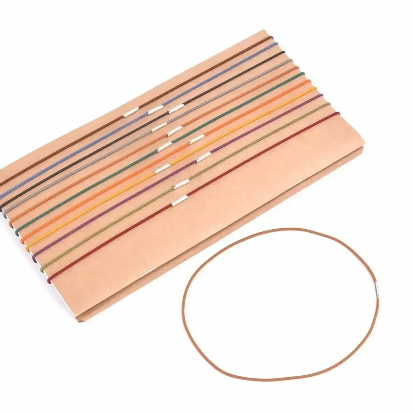 Refillable Travel Notebook Bands - Set of 10 Elastic Strap Connectors for Journals and Planners