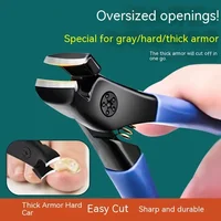 Professional Toenail Scissors Set - Extra Large Opening, Easy to Trimmer, High Quality, Ergonomic, Easy to Grip, Waterproof, Super Sharp, Durable - Suitable for Thick, Hard Toenails, Classic Style 1