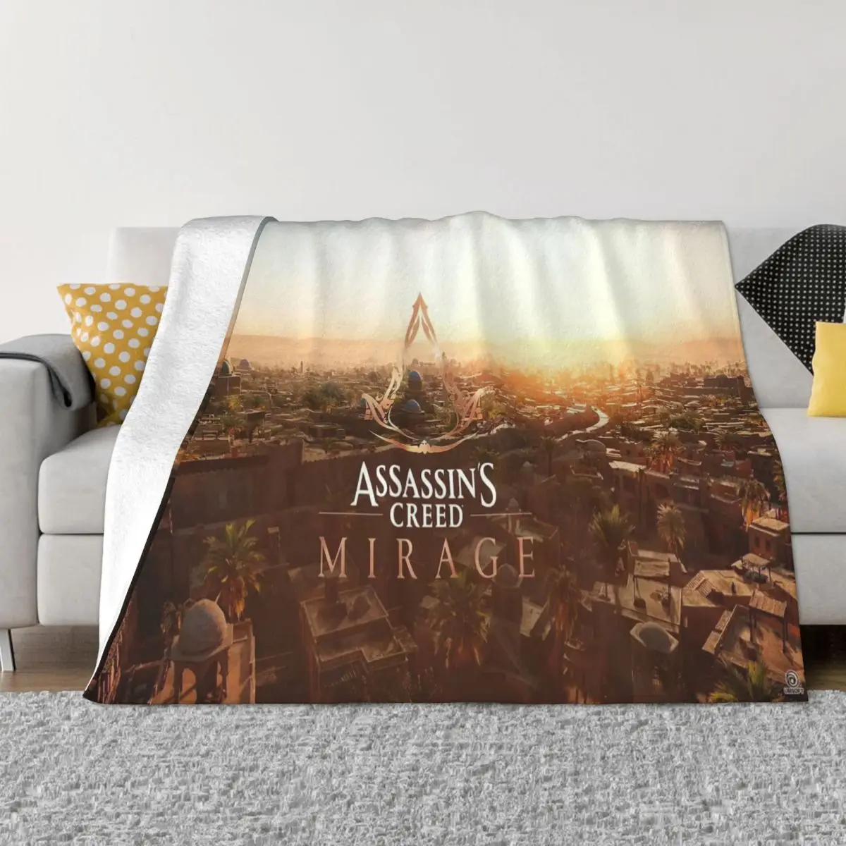 Assassins Creed Mirage Coperte Decorazione In Velluto Game Lover Coperta Morbida Multifunzione Per Letto Copriletto Da Ufficio
