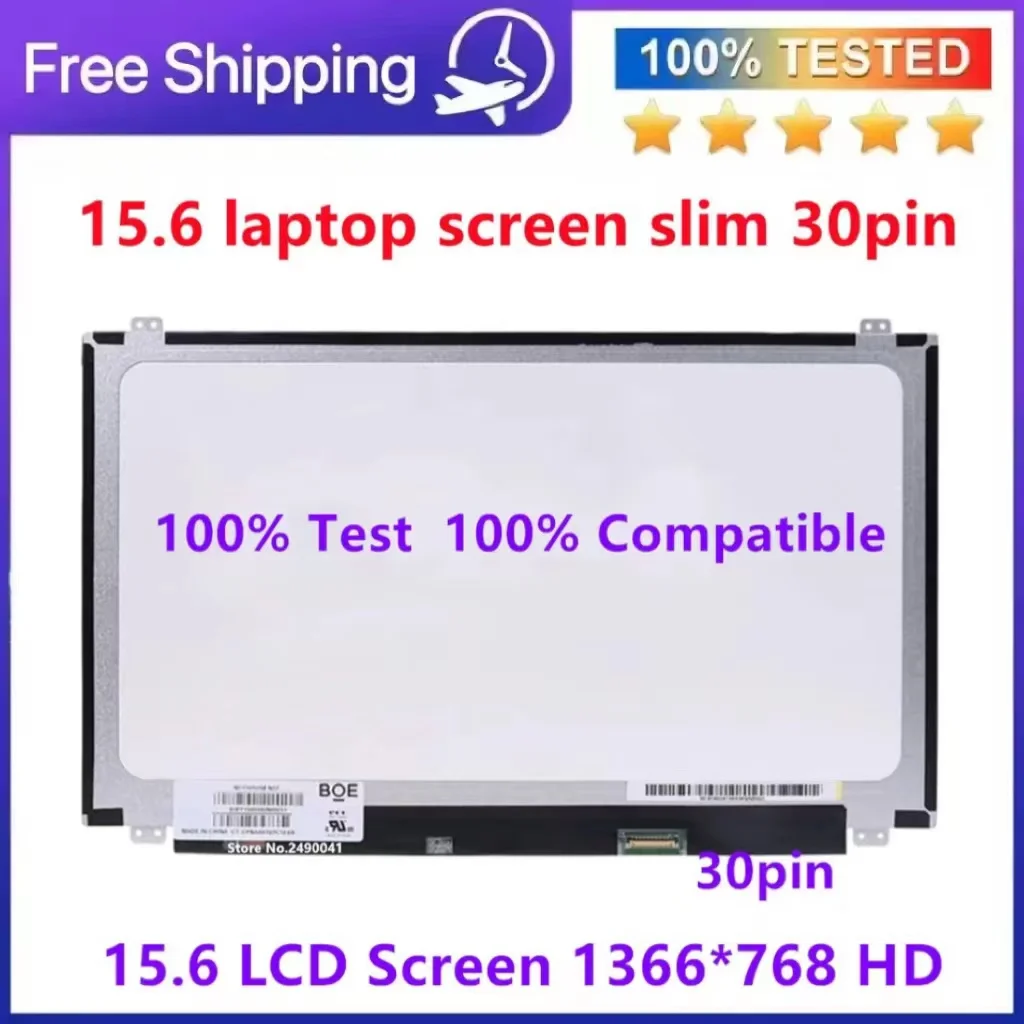 Dalle Ordinateur Portable 15.6 Slim HD (1366x768) LCD 60Hz, 30pin