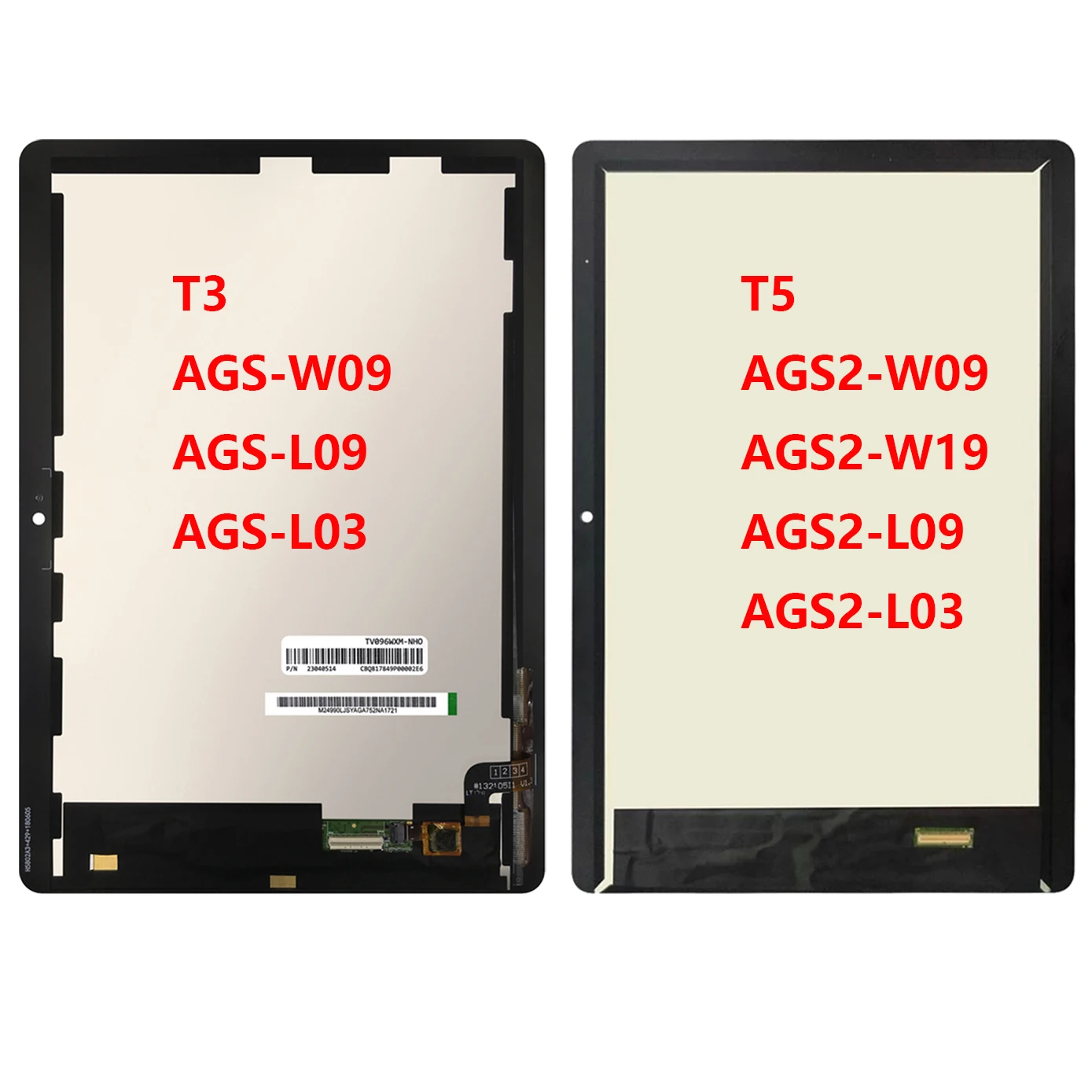 Originální LCD pro Huawei mediapad T3 T5 10 AGS-L03 AGS-L09 AGS-W09 AGS2-L09 AGS2-W09 AGS2-L03 dotek obrazovka digitizér spojování