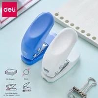 DELI Mini Paper Punch Portable Size 1 Hole Punch Machine 6mm 10 Sheets Office School Supplies 3