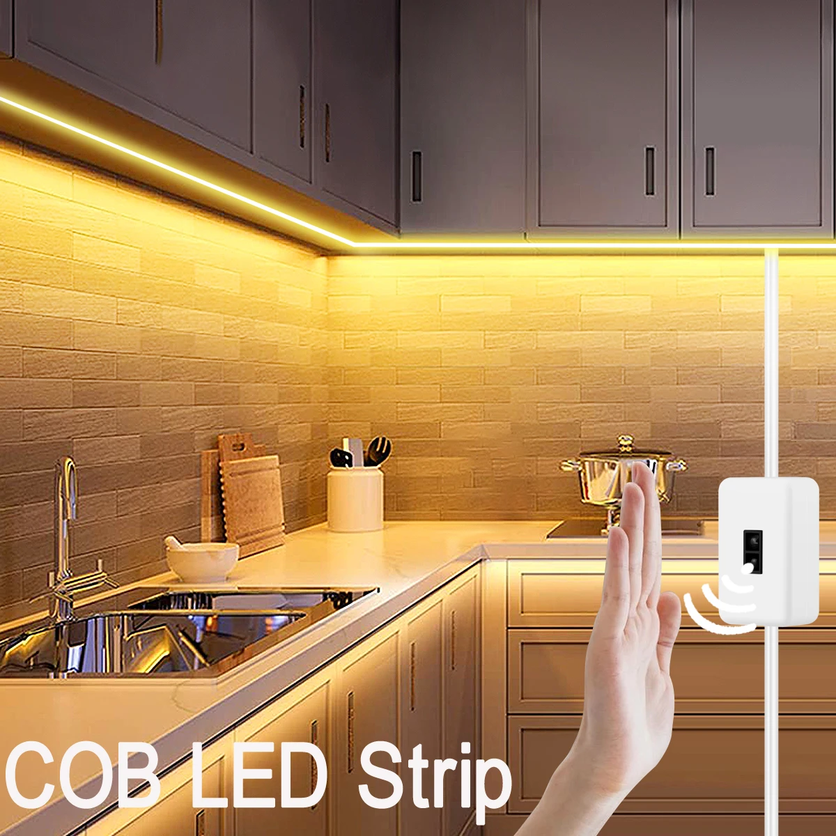 5v USB Led Strip Lights for Room Bedroom Kitchen Decor Hand Sweep Motion  Sensor Control，tv Led Wall Tape Touch Switch Neon Light|LED Strips| -  AliExpress