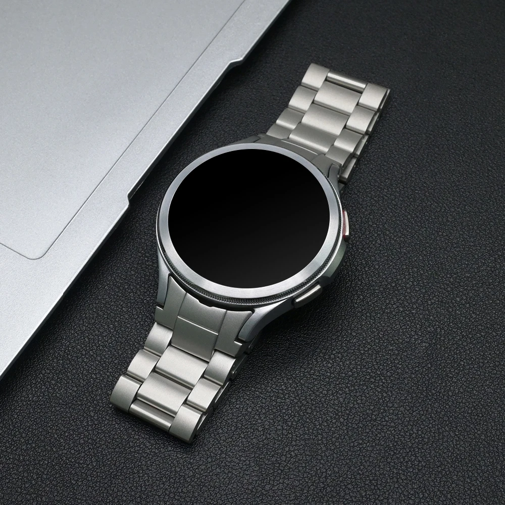 Elegant Stainless Steel Watch Strap - Universal Fit, No Gaps Design