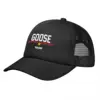 Top Gun Goose Collegiate Logo Mesh Baseball Caps Unisex Sport Sun Hats Dad Hat Breathable Polyester Trucker Cap Autumn 1