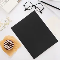 A4 Ring Binders 4 Ring Kraft Paper Binder Cover Sturdy Notebook Shell for Handbook Notepad Journal Planner Document Protection 4