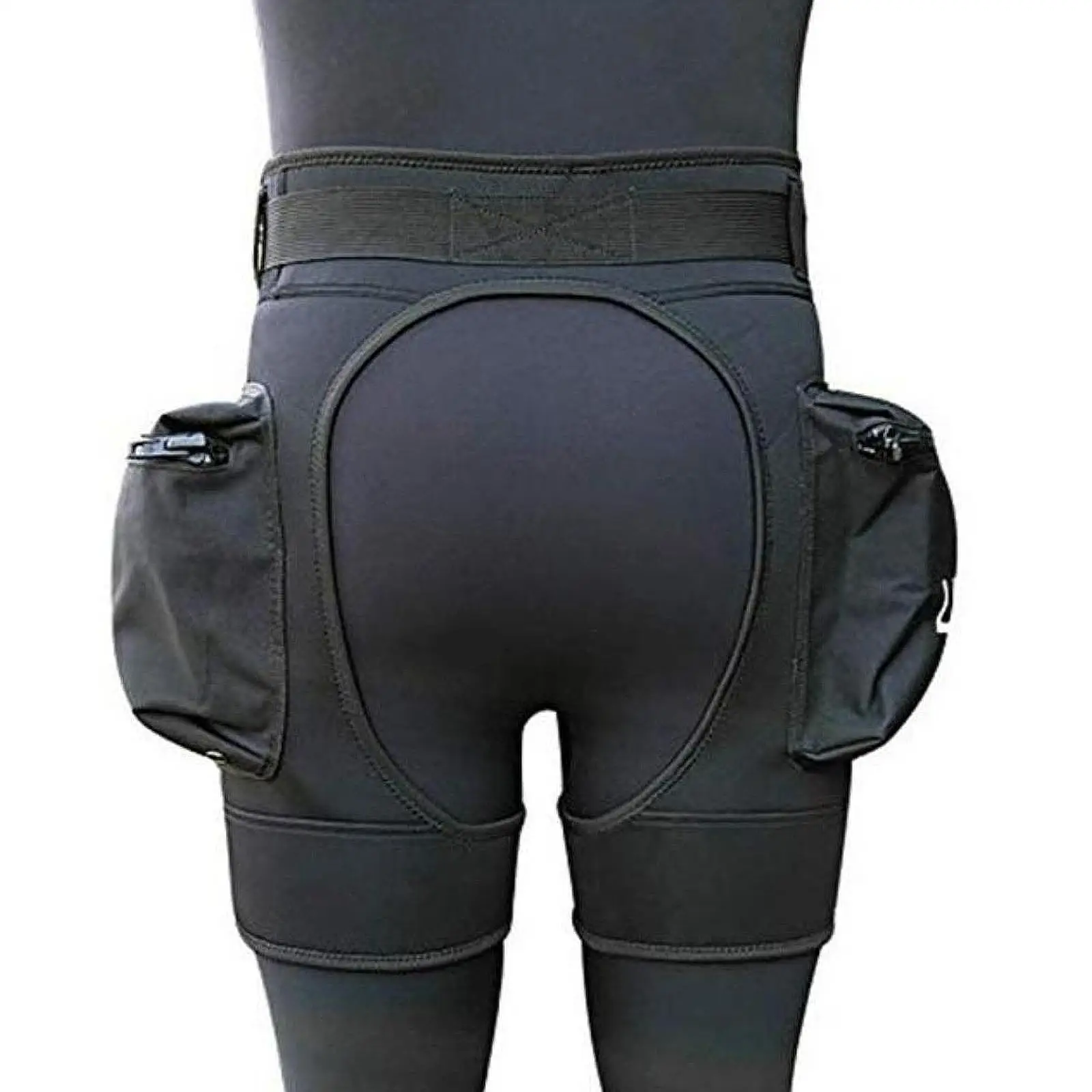 Diving Technical Shorts 3mm Neoprene Wetsuit Shorts Adjustable Waistband Wetsuit Pants for Water Sports Kayaking Diving