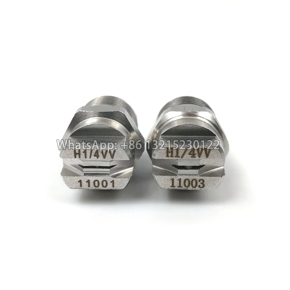 1/4" BSPT HVV/HU SS304 Flat Fan Spray Nozzle, Industrial / Factory Cleaning, Dust Removal Nozzle Washing, 1510 1520 2503 2506 4