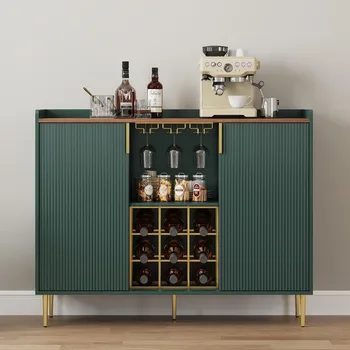 Modern Fluted Wine Bar Cabinet 1