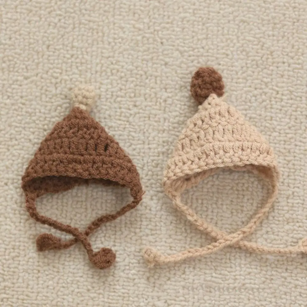 Cartoon Candy Color Mini Knitted Hats Fashion Animal Hat Cute DIY Casual Wear Hat Accessories