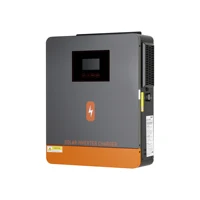 PowMr 4.2KW Inverseur domestique DC 24V vers 230VAC, onduleur hybride hors réseau 120A MPPT, charge solaire, PV max 500V, compatible avec batterie lithium BMS 6