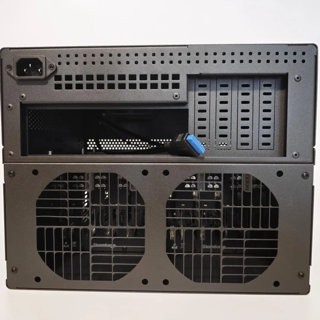 N10 NAS 섀시, 10+2 베이, MATX 마더보드, 페이뉴 1U 전원 공급 장치, 8개 드라이브
