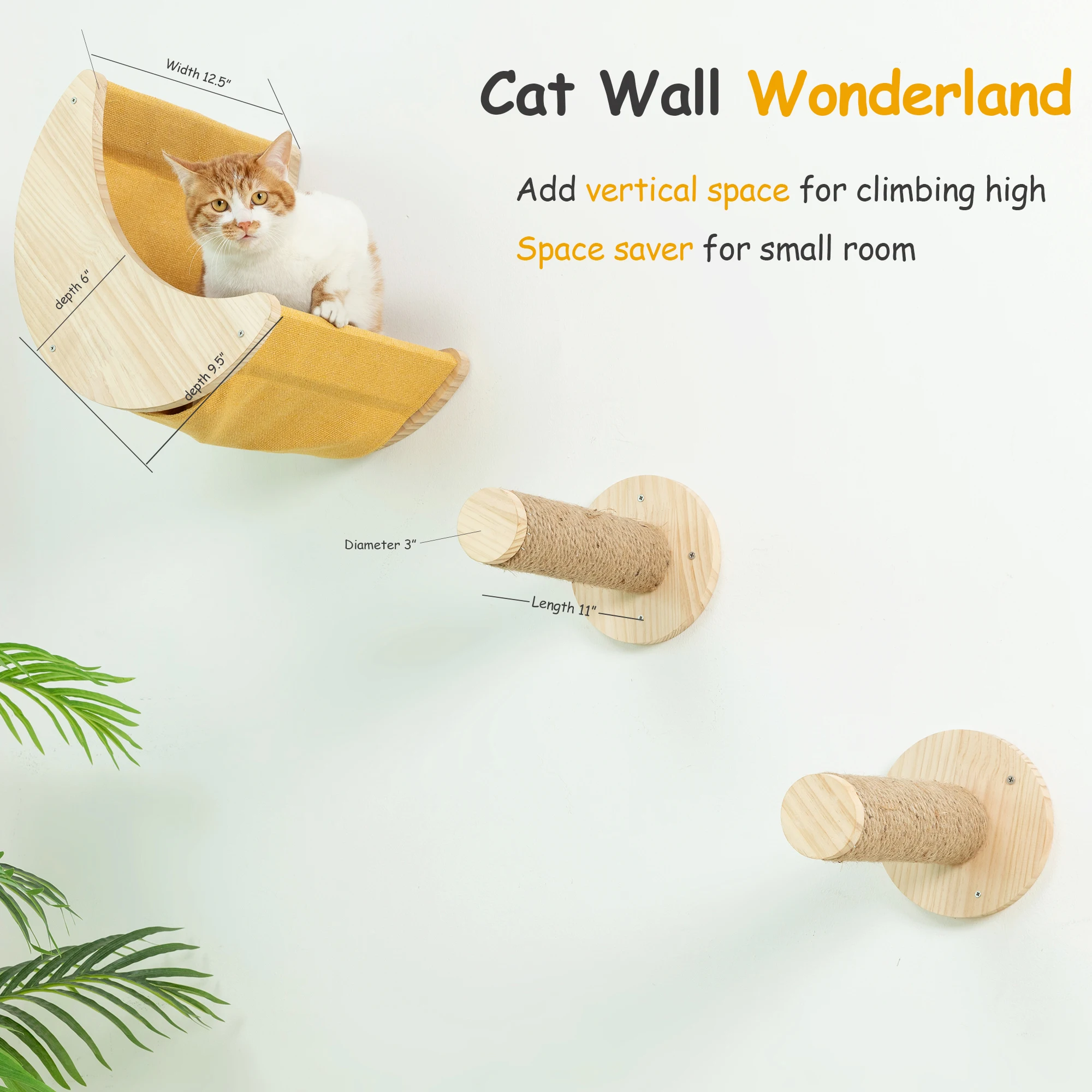 Top 8 Most Popular cat wall steps spacing