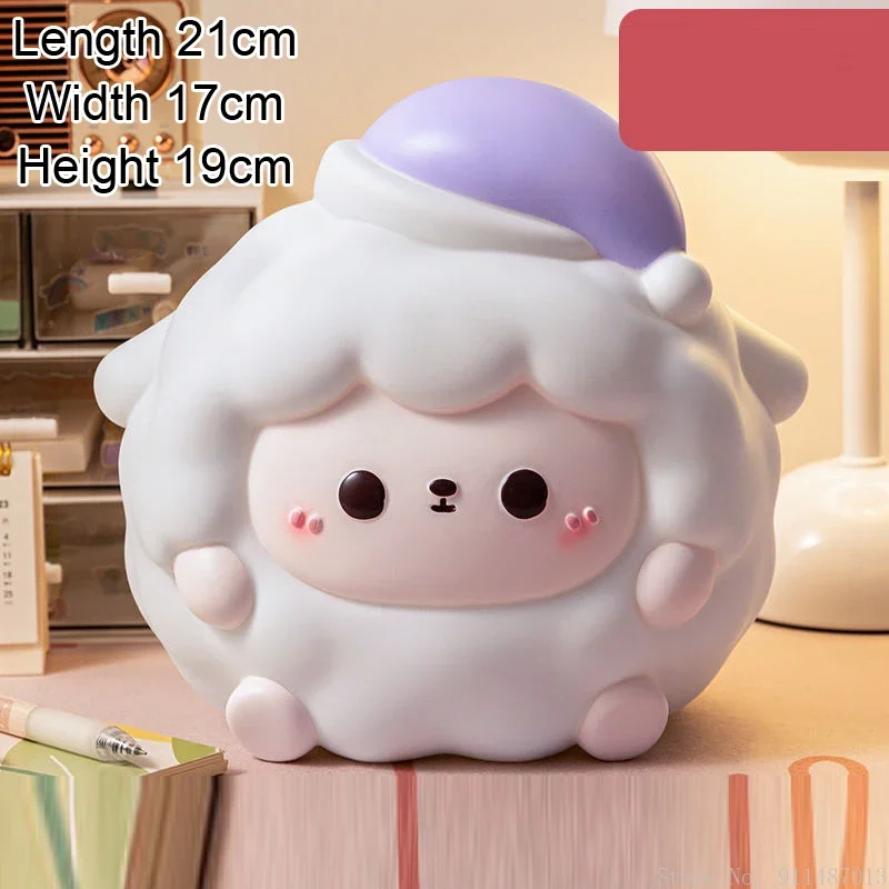 Creative Enamel Cartoon Animal Savings Can Home Decoration Gift for Children Boys Girls Can't Break Change Piggy Bank, 1Pc 6