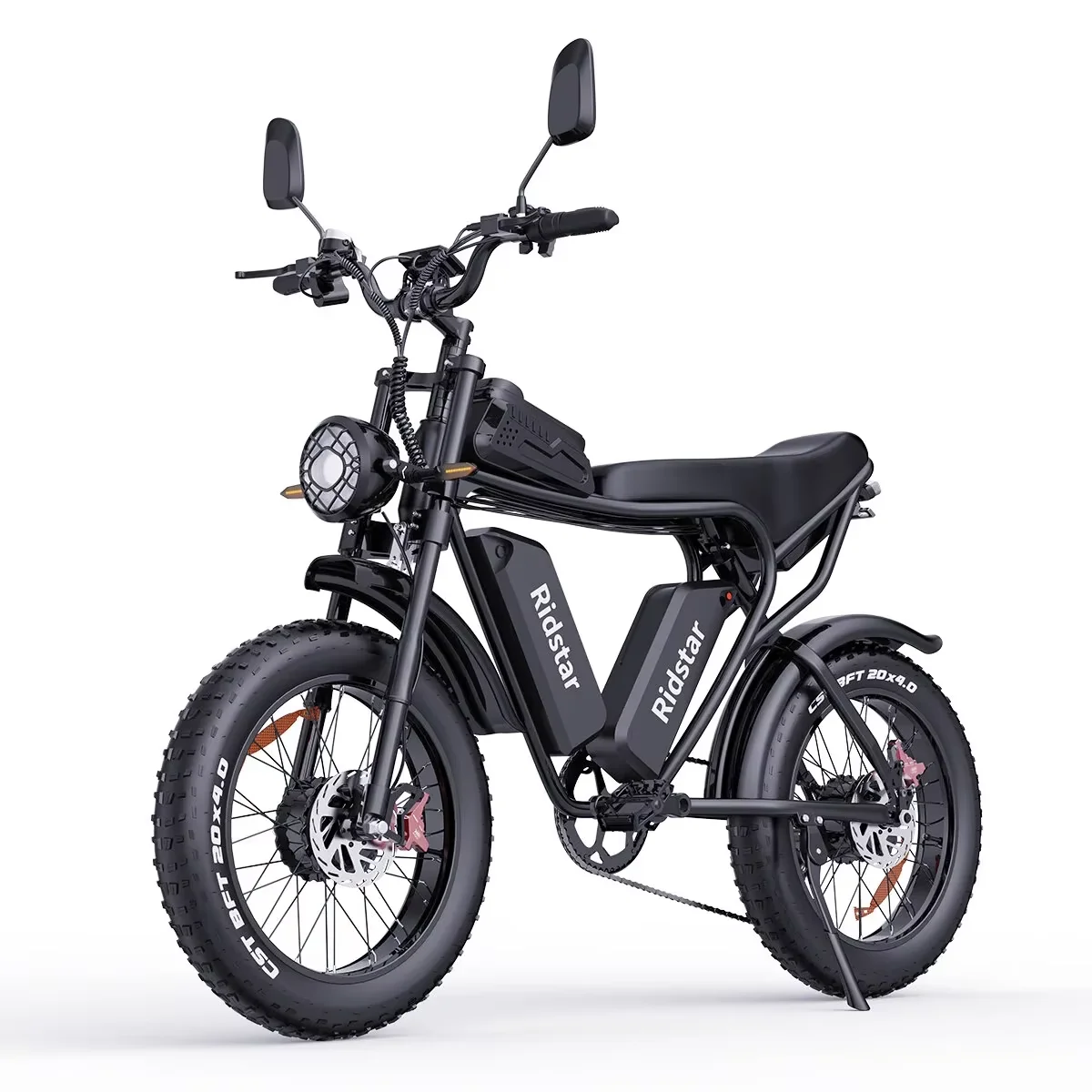 Electric Bicycle Electric Bike Ebike Ridstar Q20 Pro 2000W Dual Motor 40AH Dual Battery Top Speed 60KM/H 20*4Fat Tire Mountain