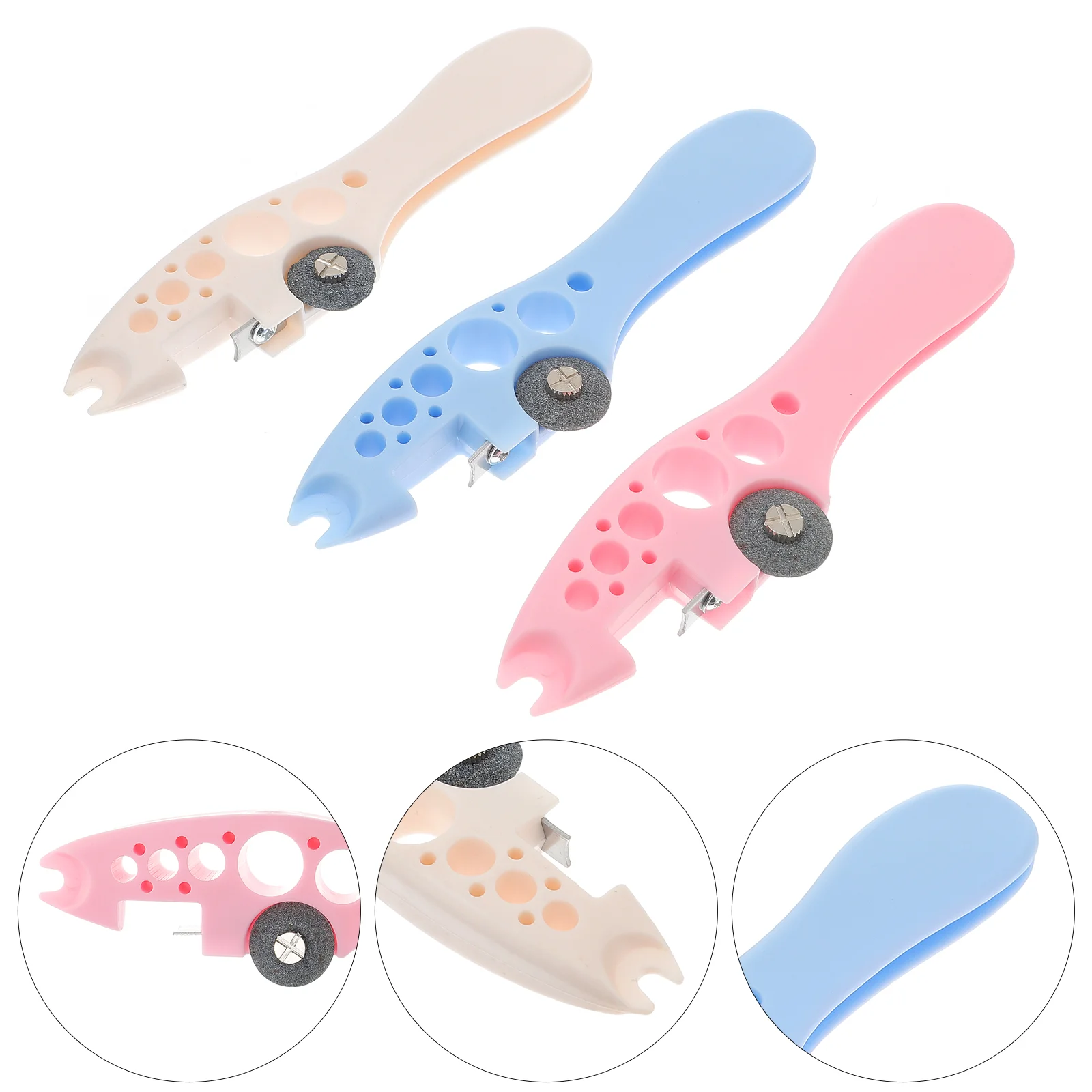 

3 Pcs Bottle Opener Openers Ampoule Accessory Glass Grinding Wheel for Medical Nurse