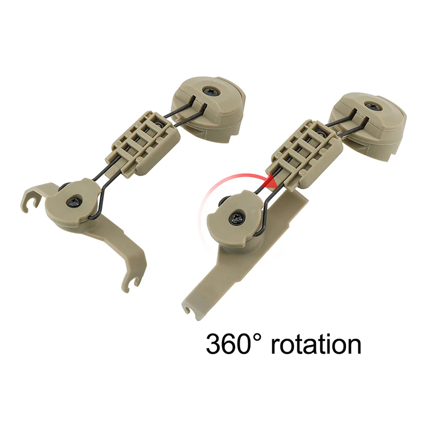 Active Hearing Protection Electronic Muffs Accessor ARC Rail Adapter for MSA SORDIN Tactical Headset Airsoft Shooting Headphones