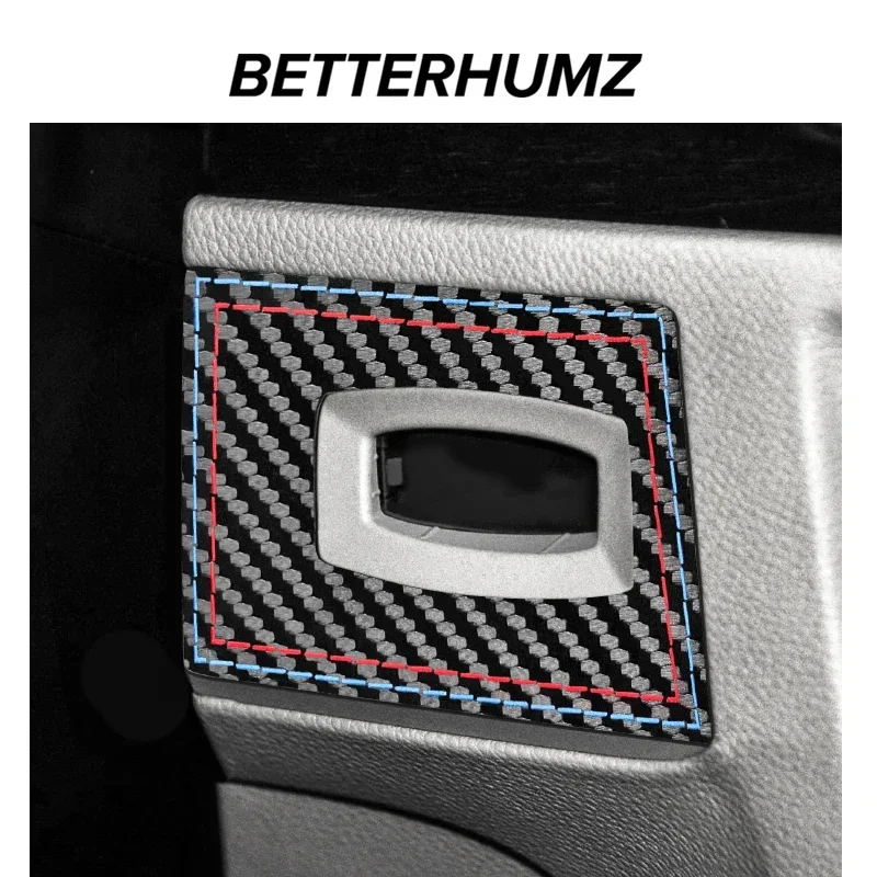 Car Ignition Switch Frame Sticker Key Hole Cover Trim for BMW 3 Series E90 E92 E93 318i Made of Alcantara Interior Accessories car interior trim