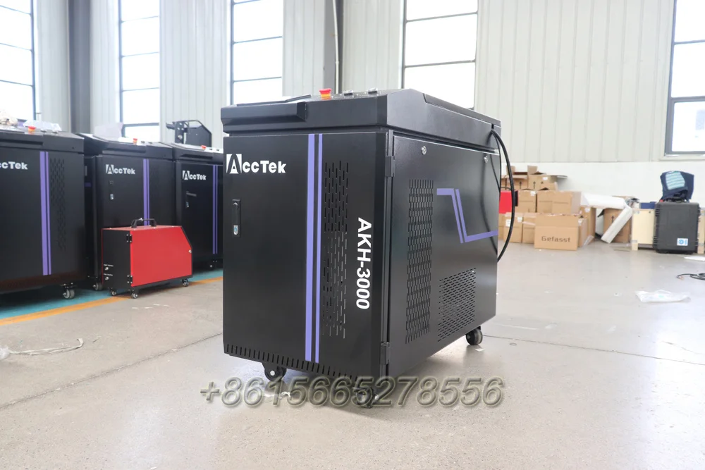 AccTek Robot Fiber Laser Welding Machines 3kW with Ce Certification Door to Door Delivery for Sale