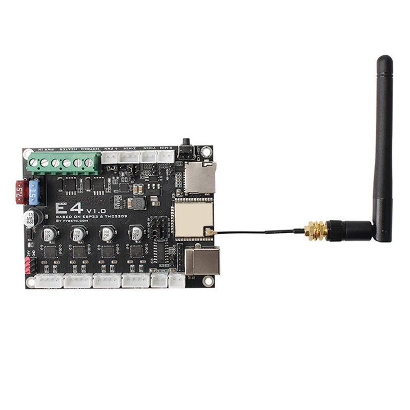 

Материнская плата E4 V1.0 ESP32, Встроенная плата управления TMC2209, внешняя антенна привода