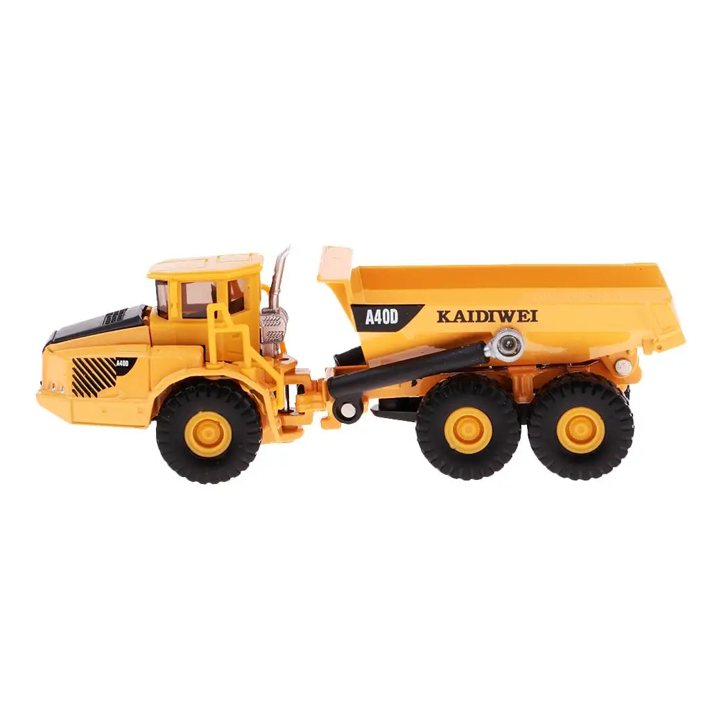 1:8 Alloy Diecast Car Truck Construction Vehicle Model Toy Six Wheels Loader Model toy for 