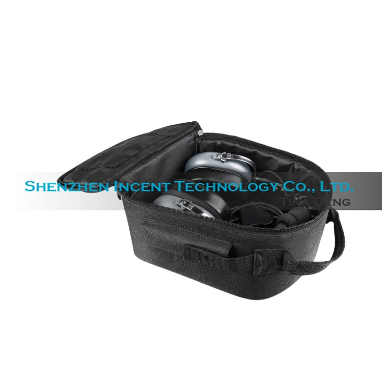 VOIONAIR Black Carrying Bag Aviation Pilot Headset Bag Case For David Clark H10-30, H10-76, H10-20, H20-10