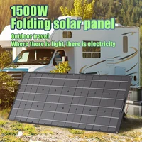 1500W 3000W panneau solaire 1000W solaire haute efficacité Portable batterie externe charge Flexible cellules solaires extérieures pour le Camping à la maison 6