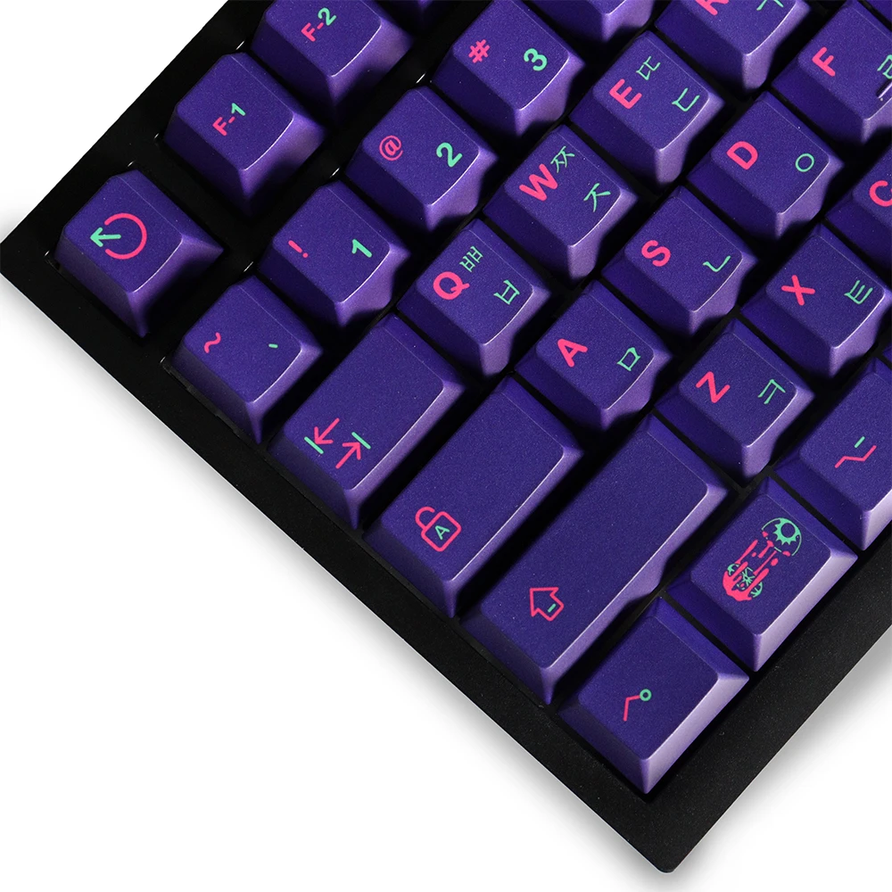 Eyeball Collector Cherry Profile KR Keycaps PBT 130 Keys Five Side