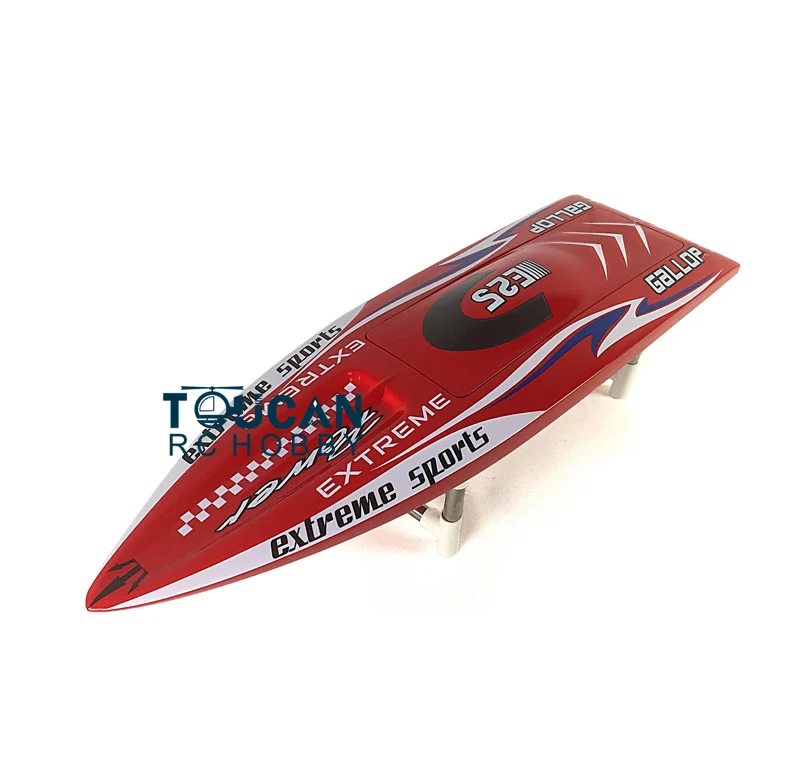 E25 High Speed Prepainted Red Electric Racing KIT RC Boat Hull Only for Advanced Player Toucan Toys for Adults Gift TH02626-SMT8 2