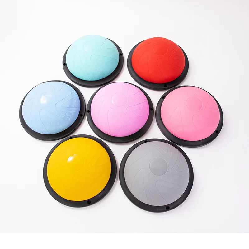 SELFREE-Semicircle Balance Ball for Home Yoga Wave Speed Ball Gym Sports Training Pilates Pull Rope