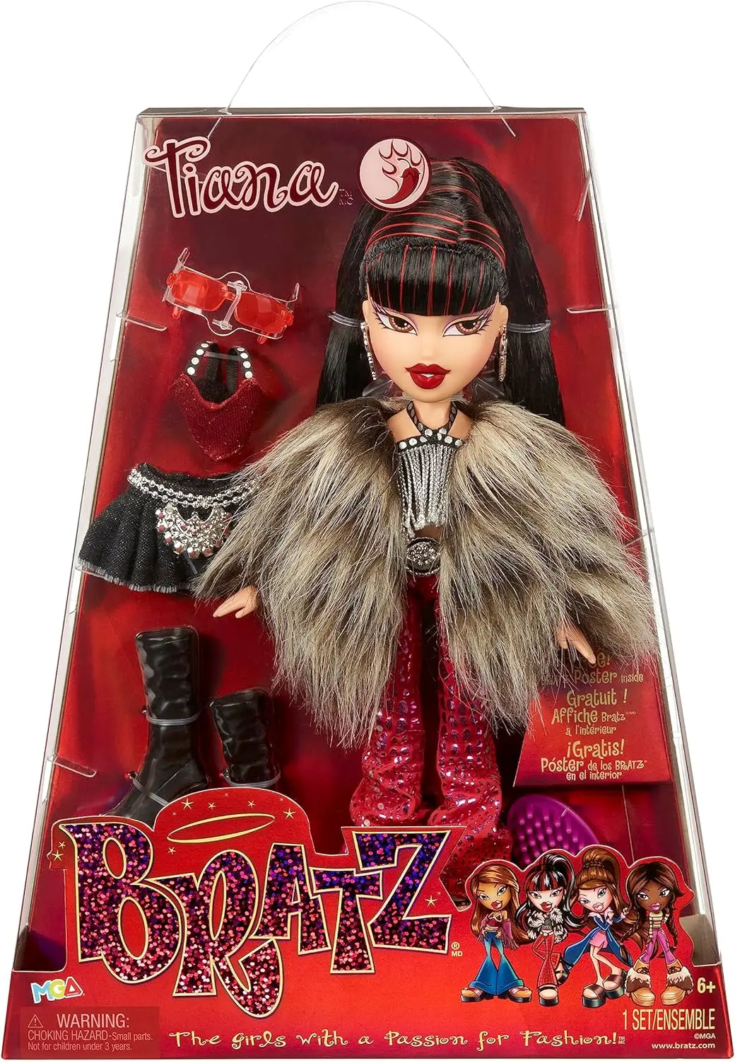 Oryginalna lalka Bratz Fashion Series 3 Tiana Felicia Fianna
