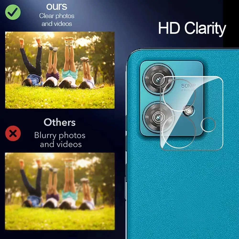 HD Camera Glass Protector Film | Anti-Scratch Lens Cap | 1-3 Piece Set