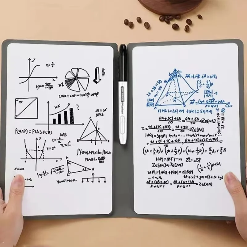 A5 Reusable Whiteboard Notebook 5