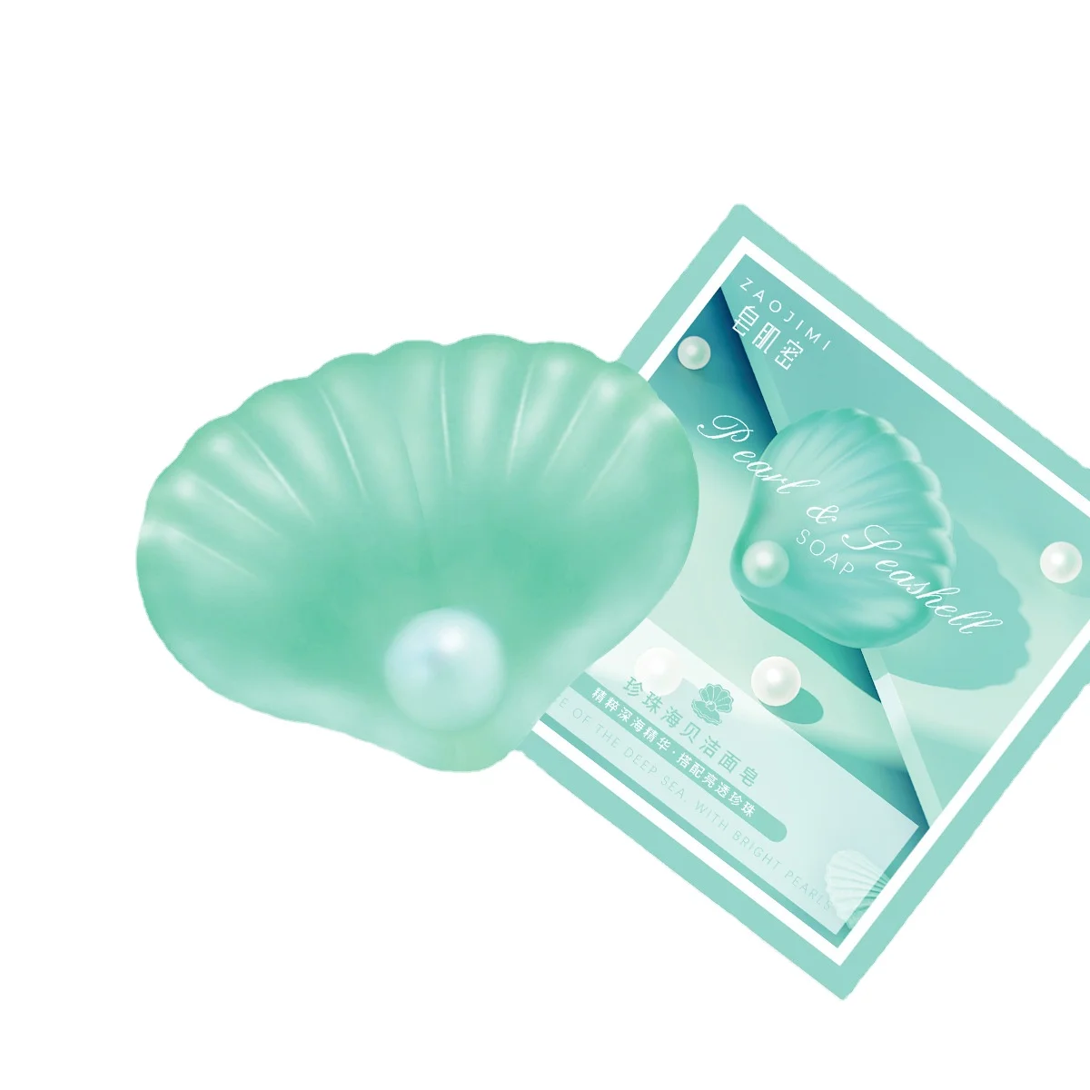 

Pearl Seashell cleansing, Refreshing Oil control Acne Removal Nourishing Moisturizing Face Washing Body Bathing Hand Soap